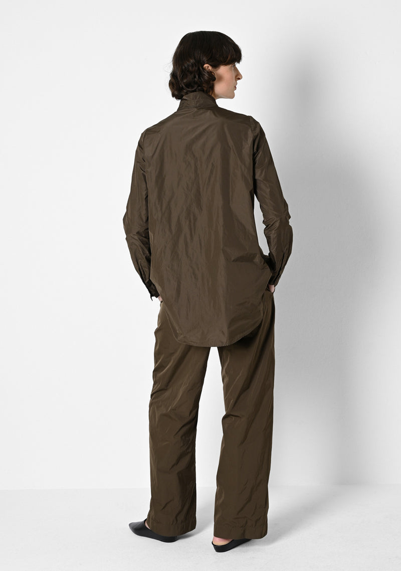 Stehkragenhemd, Taffetas, cigar