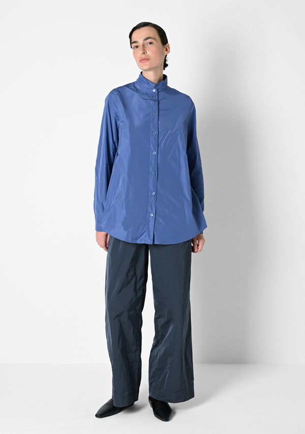 Stehkragenhemd, Taffetas, frost