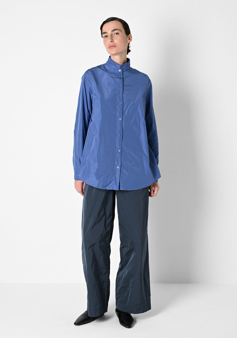 Stehkragenhemd, Taffetas, frost