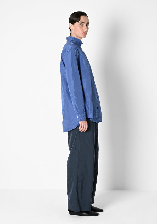 Stehkragenhemd, Taffetas, frost