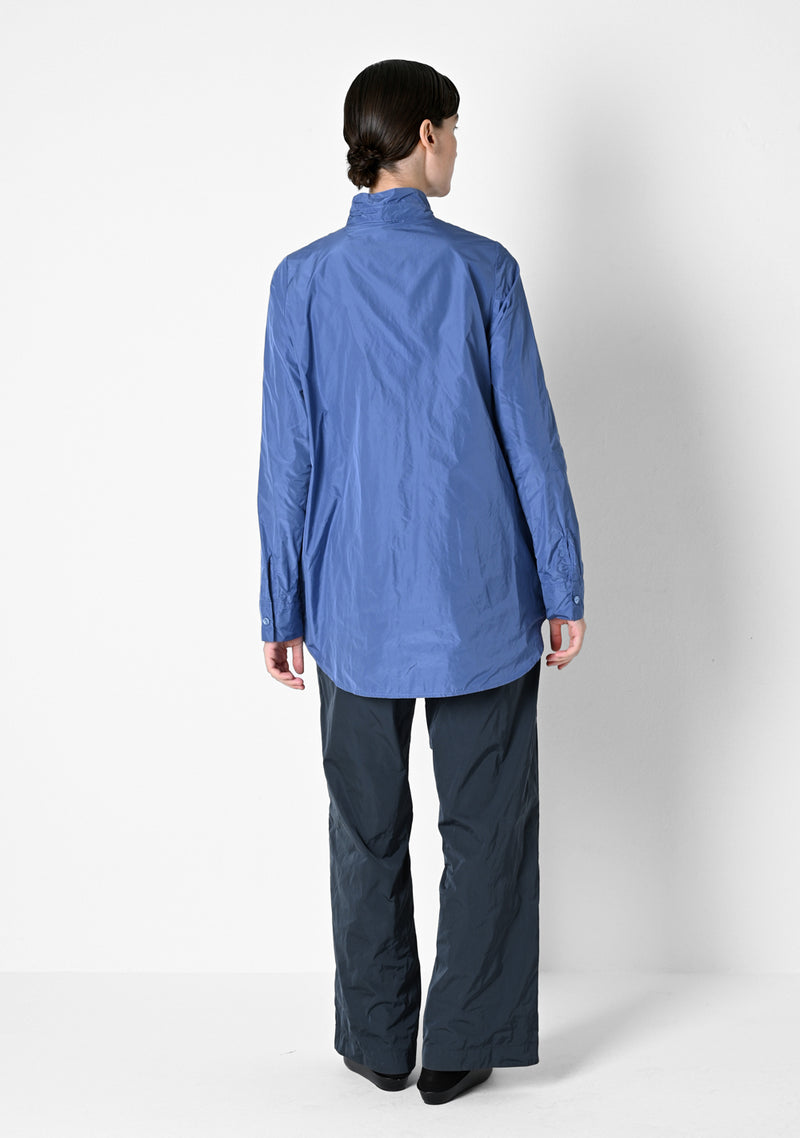 Stehkragenhemd, Taffetas, frost