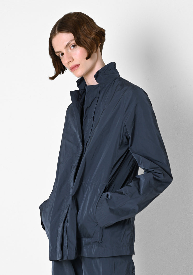 Cropped Blazer, heavy Taffestas, titanium