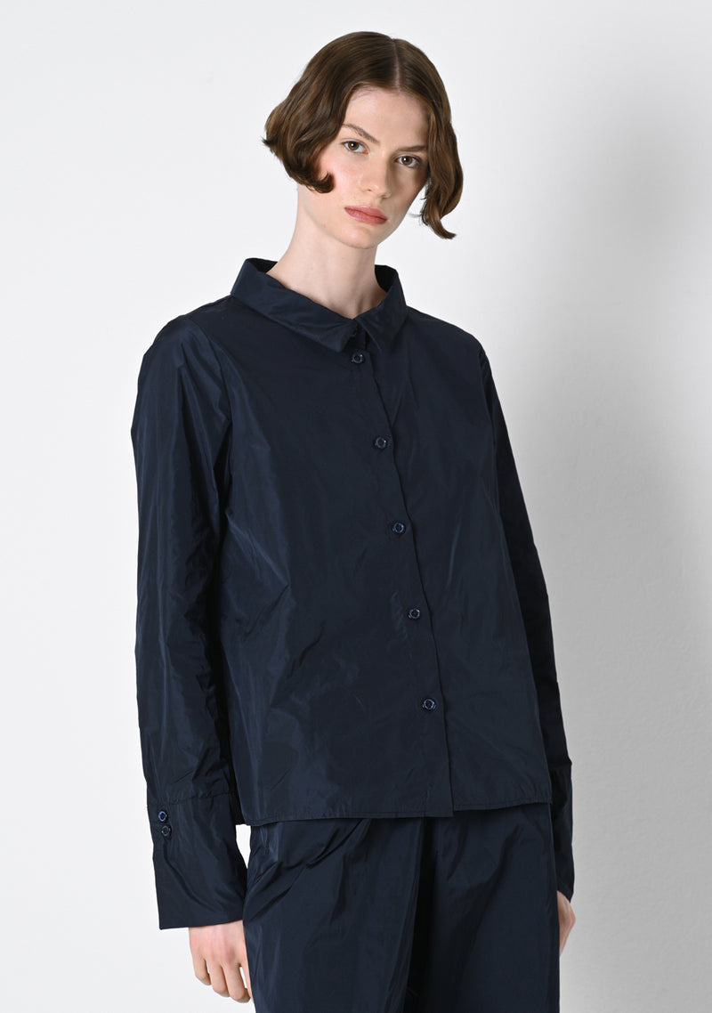 Winter Blouse short, Taffetas, night