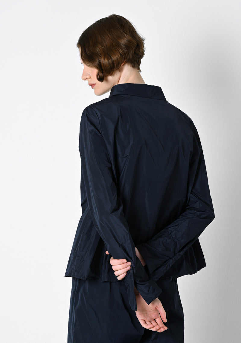 Winter Blouse short, Taffetas, night