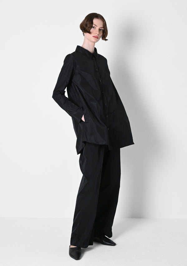 Winter Blouse, Taffetas, black