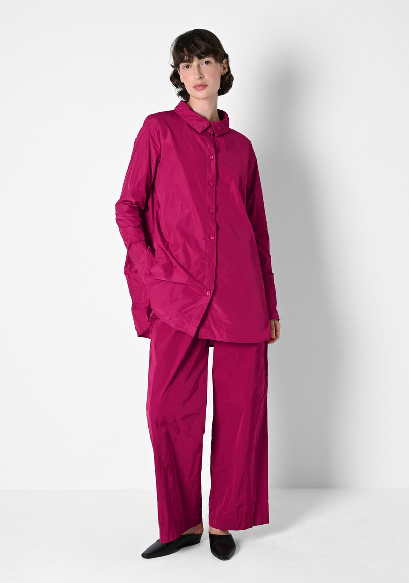 Winter Blouse, Taffetas, cranberry