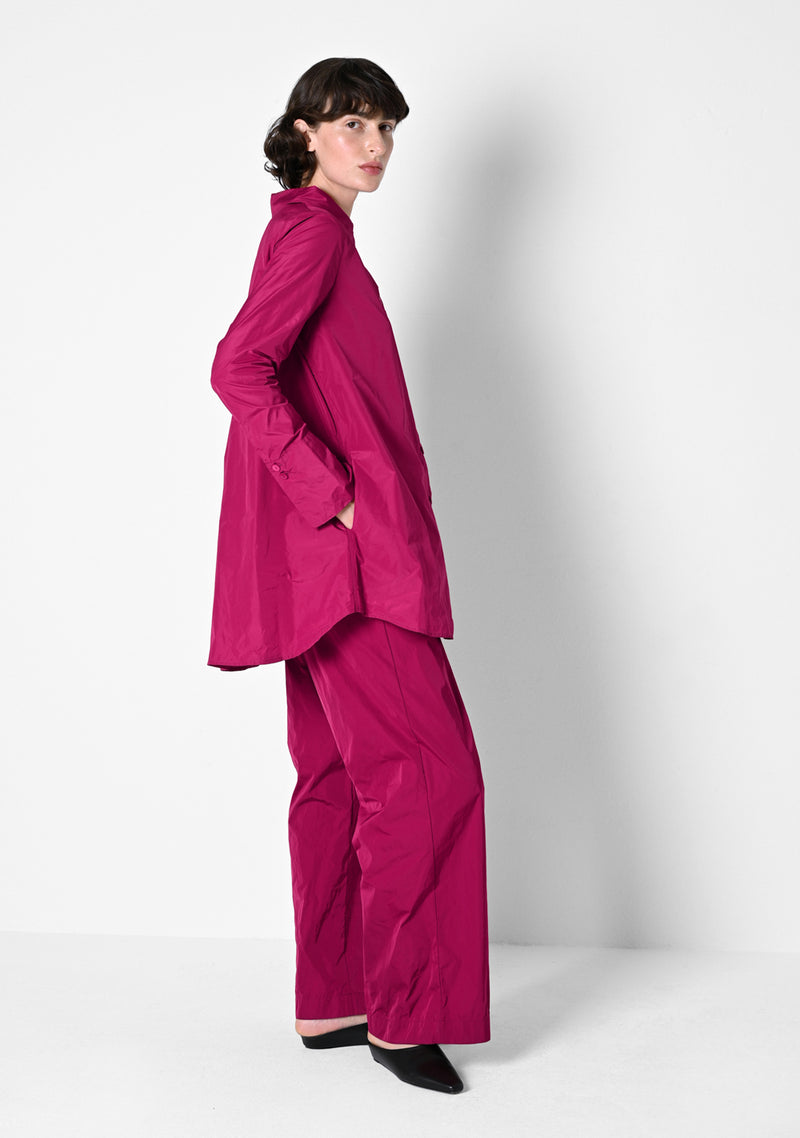 Winter Blouse, Taffetas, cranberry