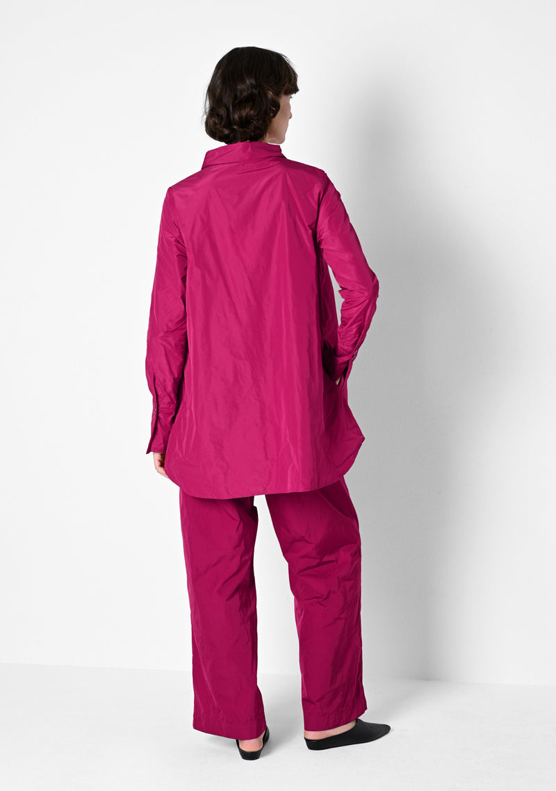 Winter Blouse, Taffetas, cranberry