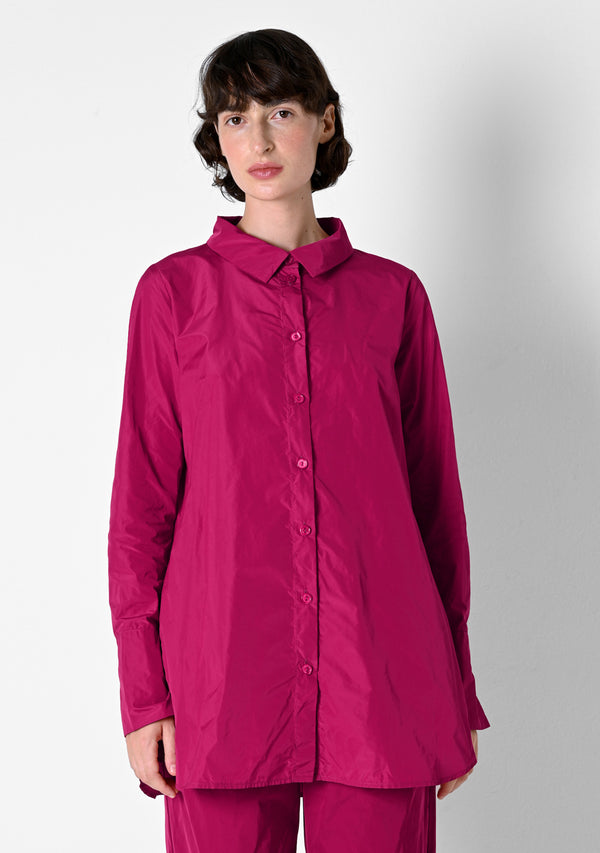 Winter Blouse, Taffetas, cranberry