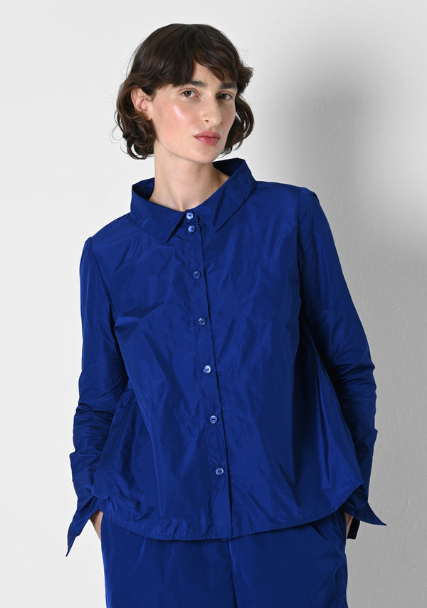 Winter Blouse short, Taffetas, tuareg