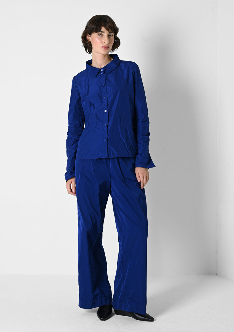 Winter Blouse short, Taffetas, tuareg