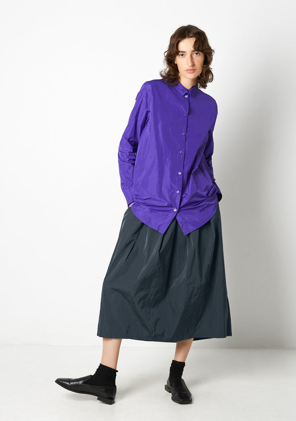 Wide-Cut Shirt, violet
