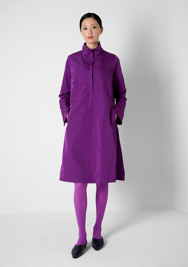 Day Dress, heavy Taffetas, purple