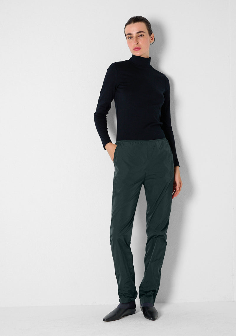 Pants long, heavy Taffetas, nori green