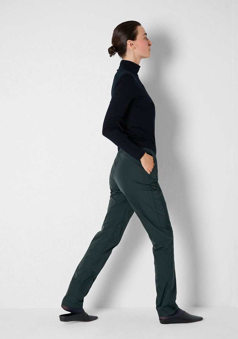 Pants long, heavy Taffetas, nori green