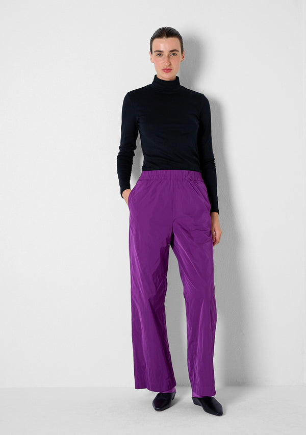 Loose Pants, heavy Taffetas, purple