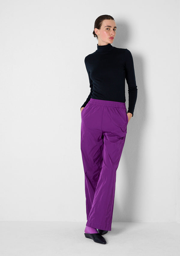 Loose Pants, heavy Taffetas, purple