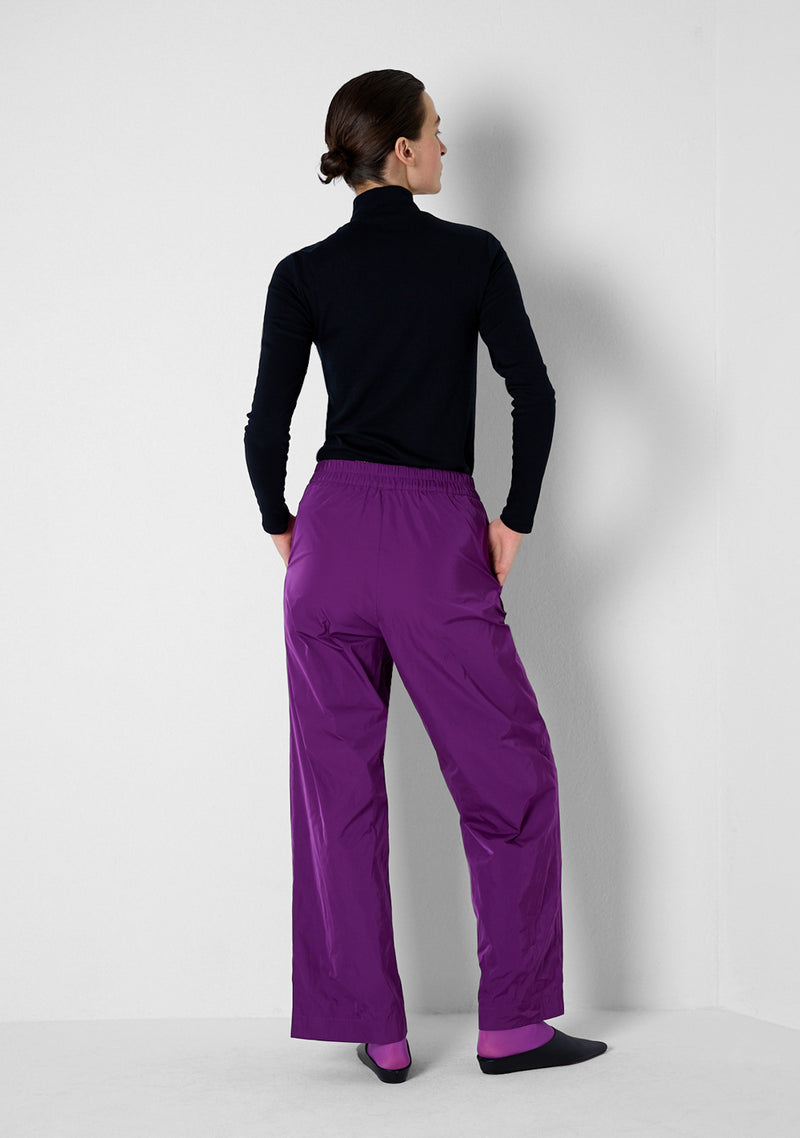 Loose Pants, heavy Taffetas, purple