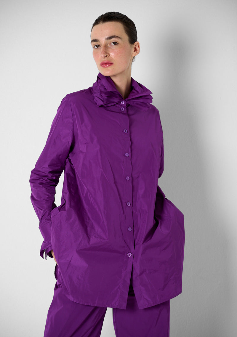 Oversize Deko, Taffetas, purple