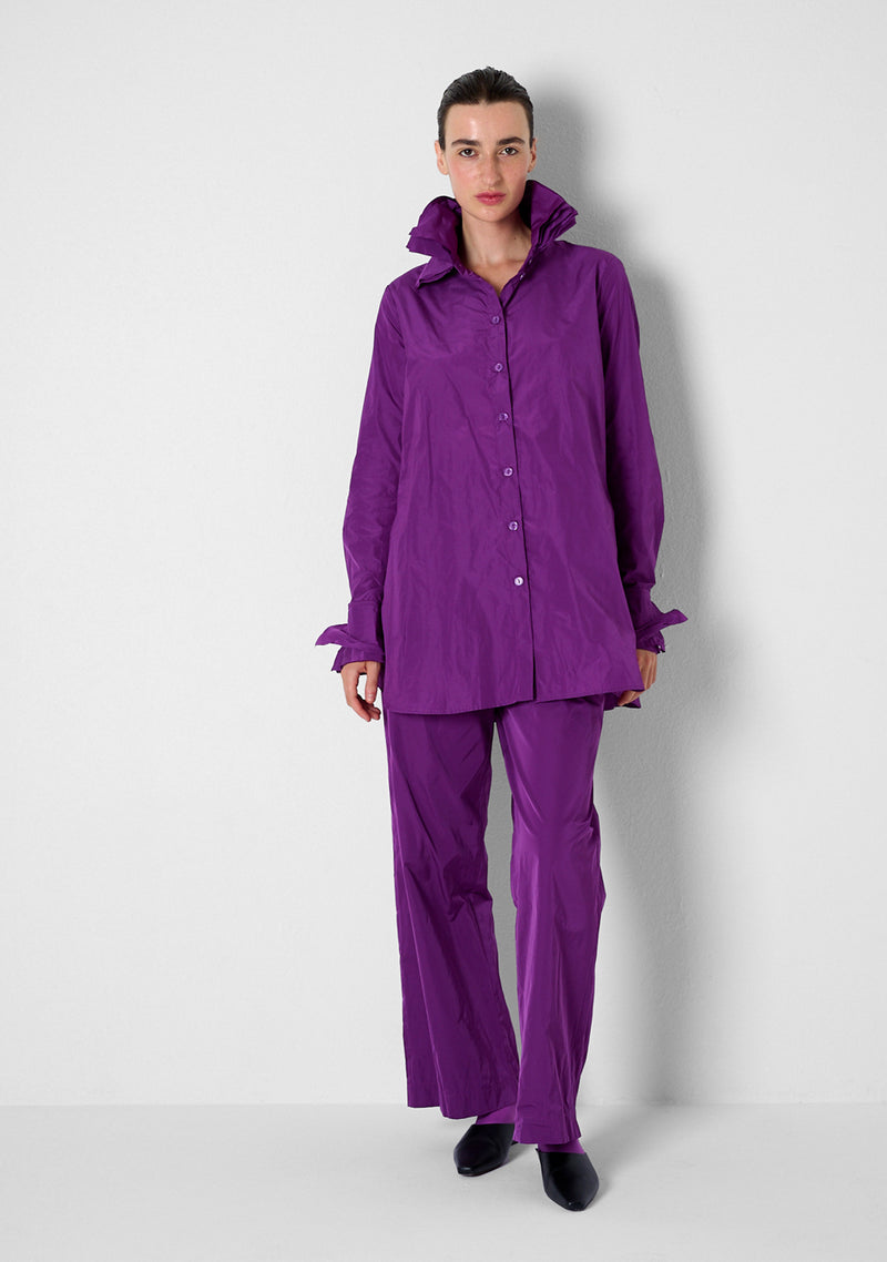 Oversize Deko, Taffetas, purple