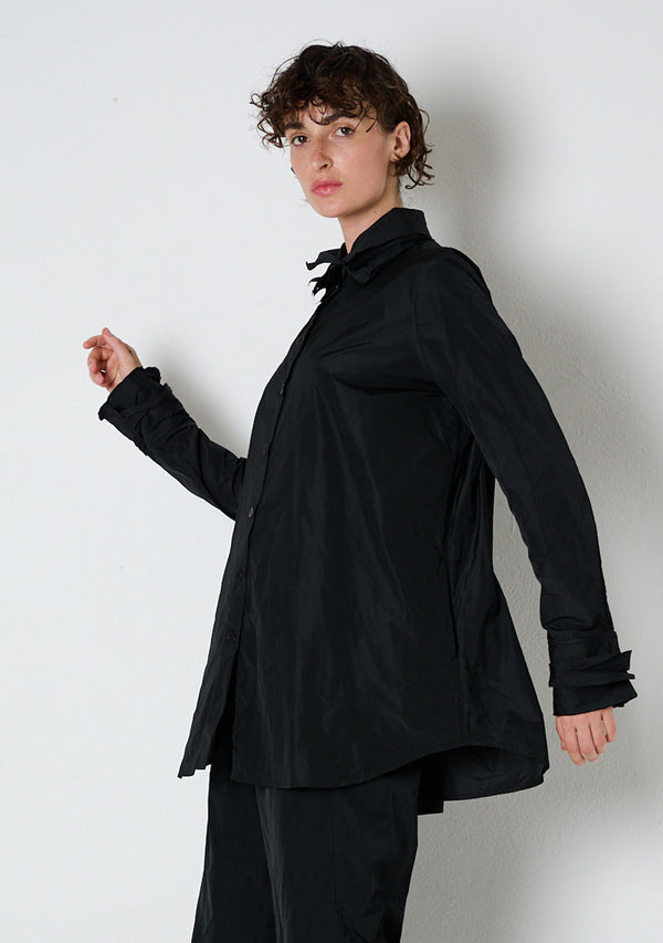 Oversize Deko, Taffetas, black