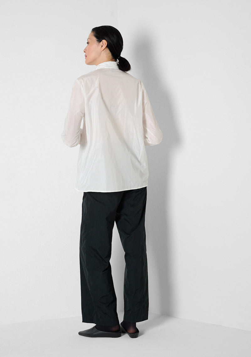 Basic Blouse, Taffetas, white