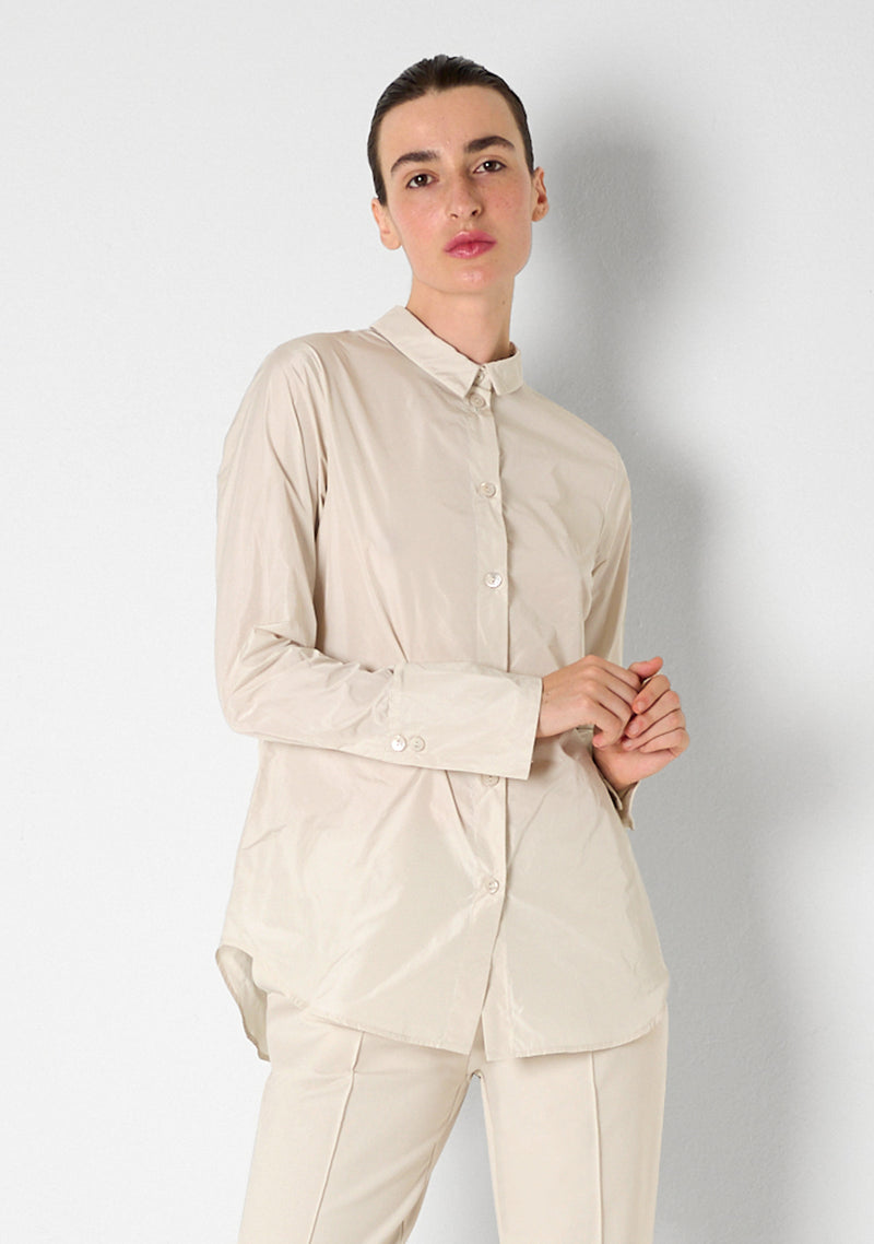 Blouse Classic, Taffetas, marmor