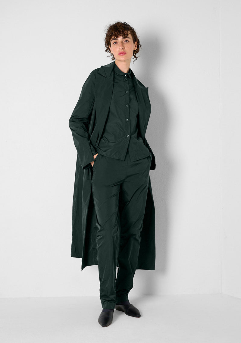 Coat, heavy Taffetas, nori green