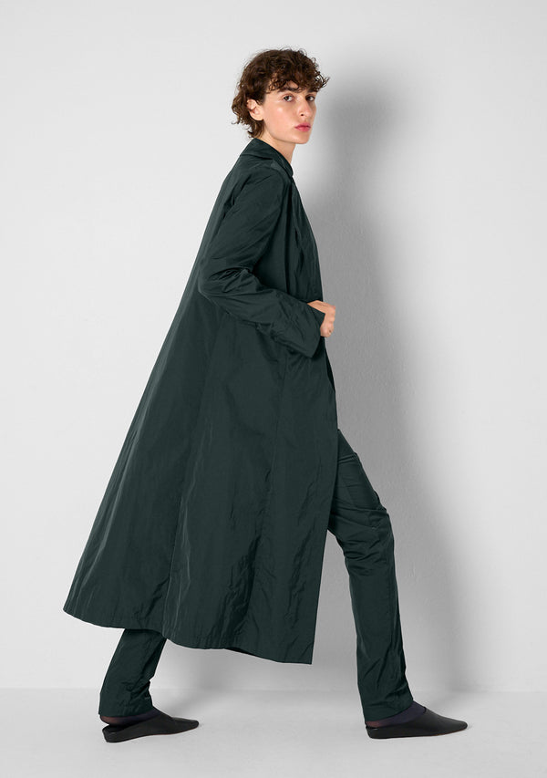 Loose Coat, heavy Taffeta, green