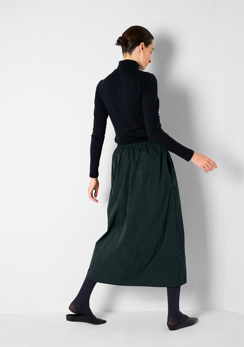 Easy Skirt, heavy Taffetas, nori green