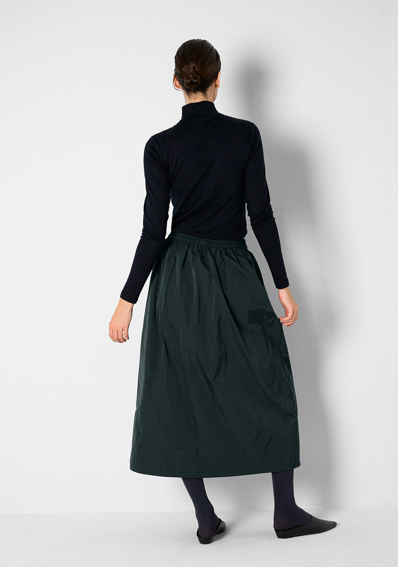 Easy Skirt, heavy Taffetas, nori green