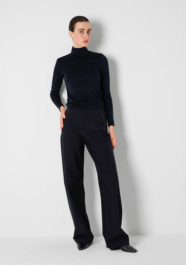 Stretch Pants wide, Pure, black