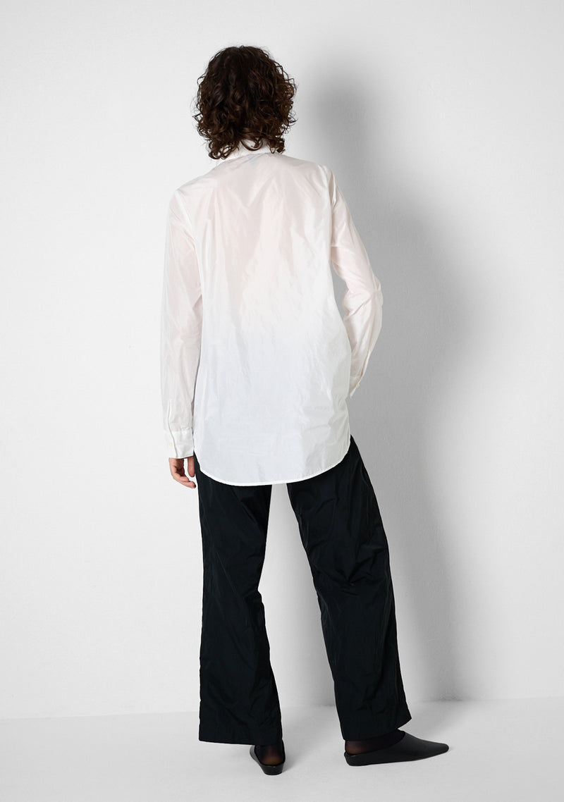 Pocket Blouse, Taffetas, white