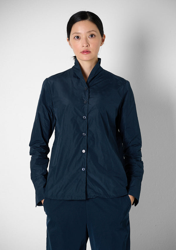 Smart Blouse, Taffetas, marine