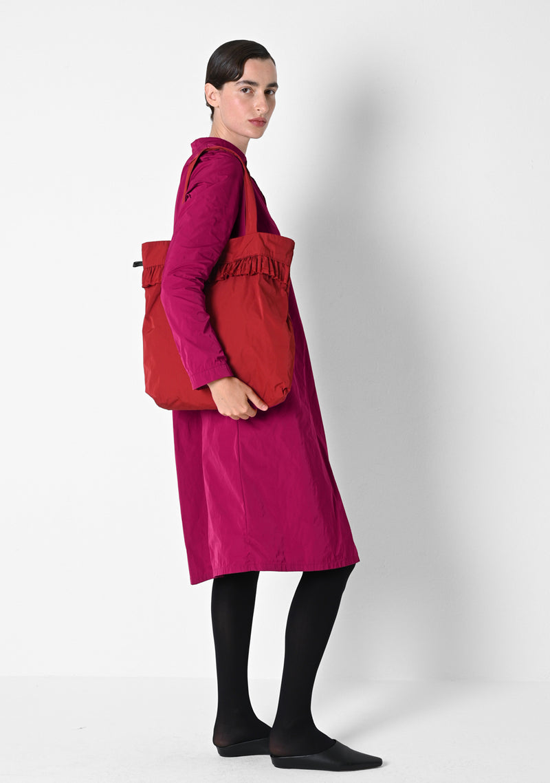 Bag, heavy Taffetas, hot red