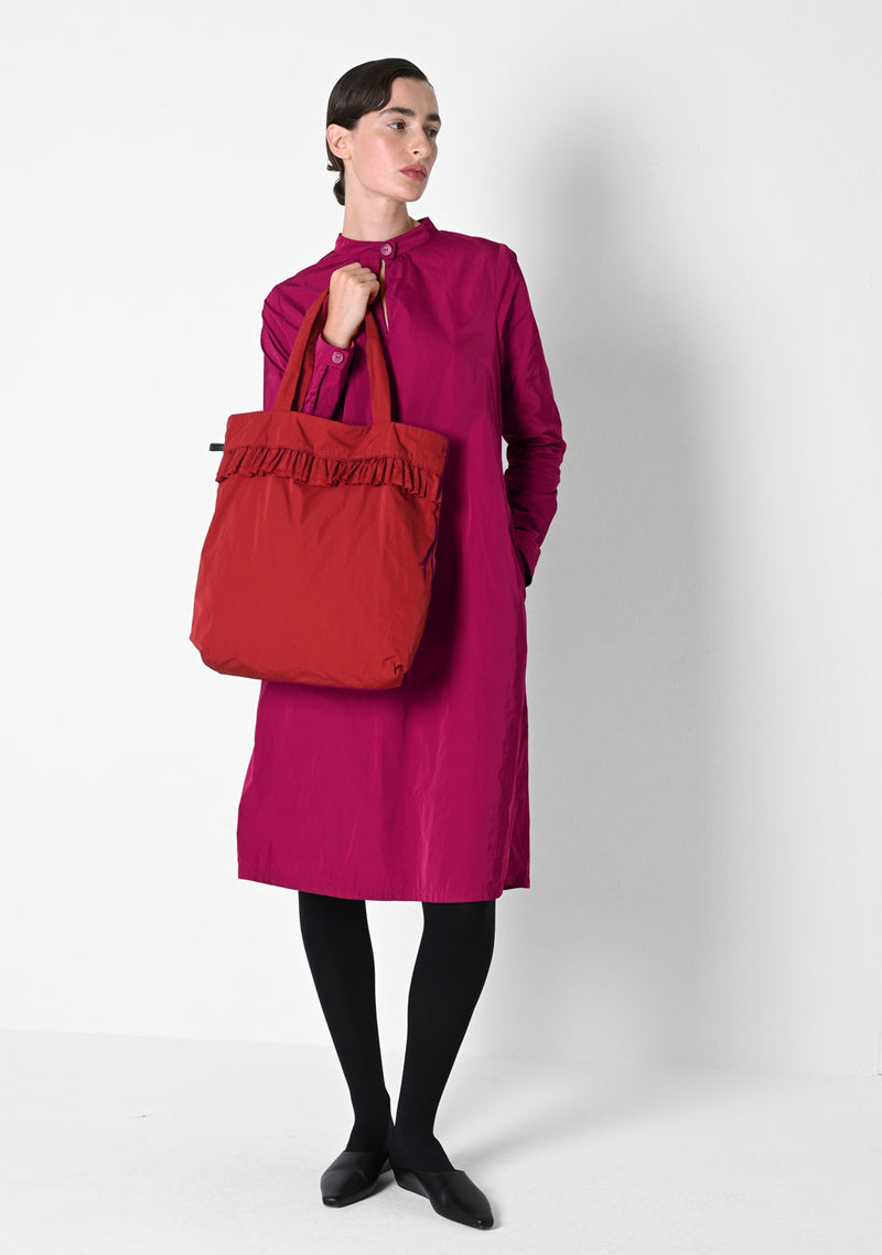 Bag, heavy Taffetas, hot red